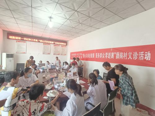 胡集镇第一书记工作队组织开展 爱心义诊送健康 服务群众零距离 薛岗村义诊活动