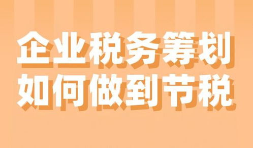 安徽如何做税务筹划