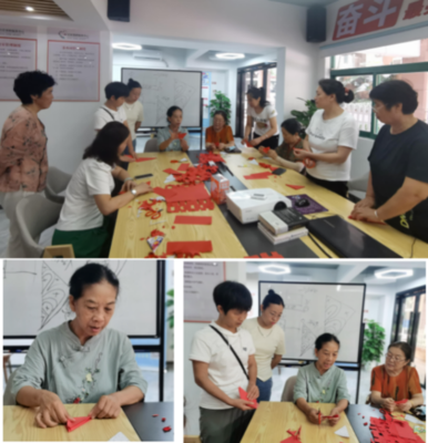 传统剪纸赋能社区 坂田街道四季花城助力居民技能增收与劳务派遣服务